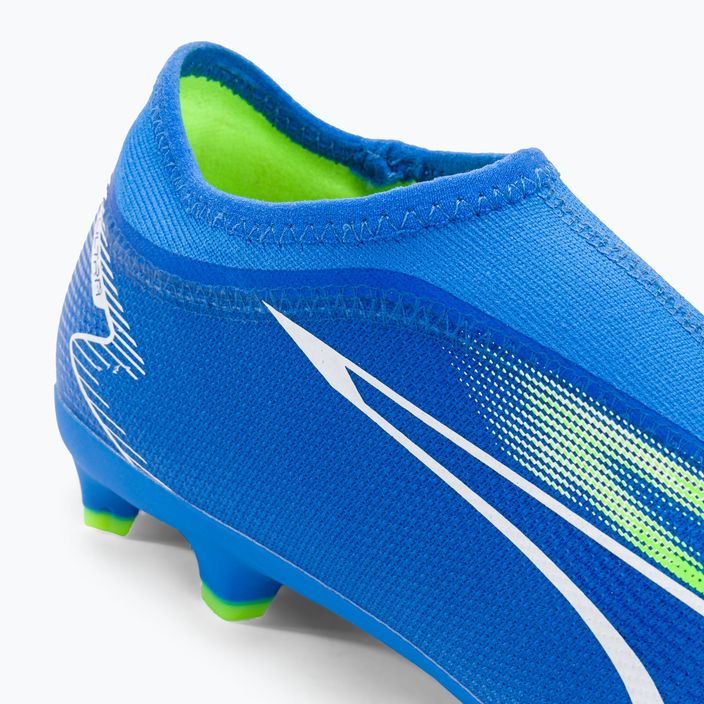 PUMA Ultra Match Ll FG/AG Jr παιδικά ποδοσφαιρικά παπούτσια ultra blue/puma white/pro green 8