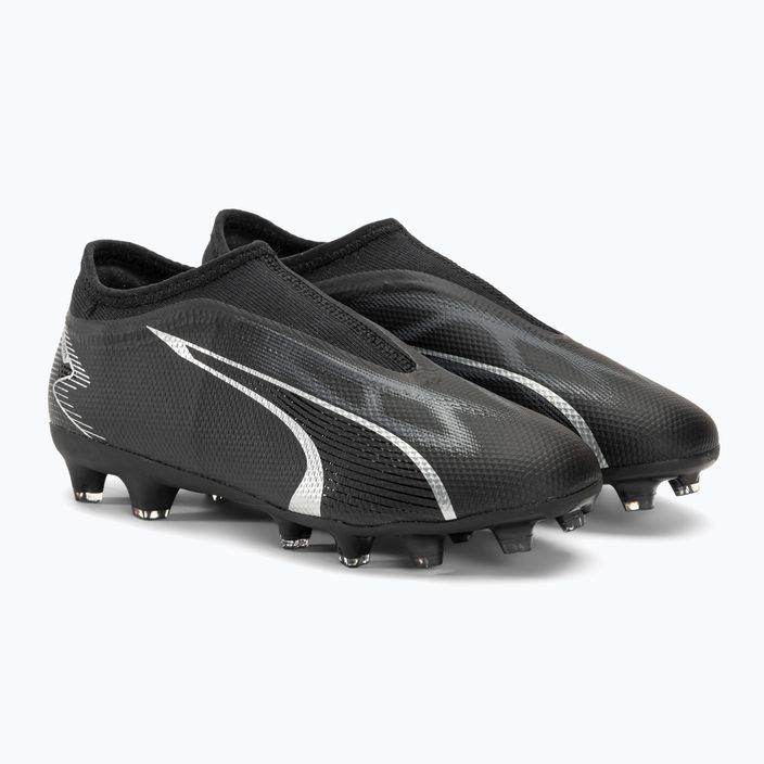 PUMA Ultra Match Ll FG/AG Jr παιδικά ποδοσφαιρικά παπούτσια puma μαύρο/ασφαλτό 4
