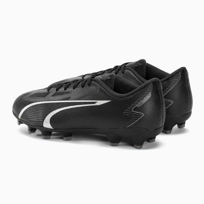 PUMA Ultra Play FG/AG Jr παιδικά ποδοσφαιρικά παπούτσια puma μαύρο/ασφαλτό 3