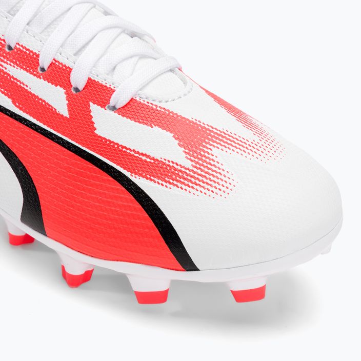 PUMA Ultra Play FG/AG Jr παιδικά ποδοσφαιρικά παπούτσια puma λευκό/puma μαύρο/fire orchid 7