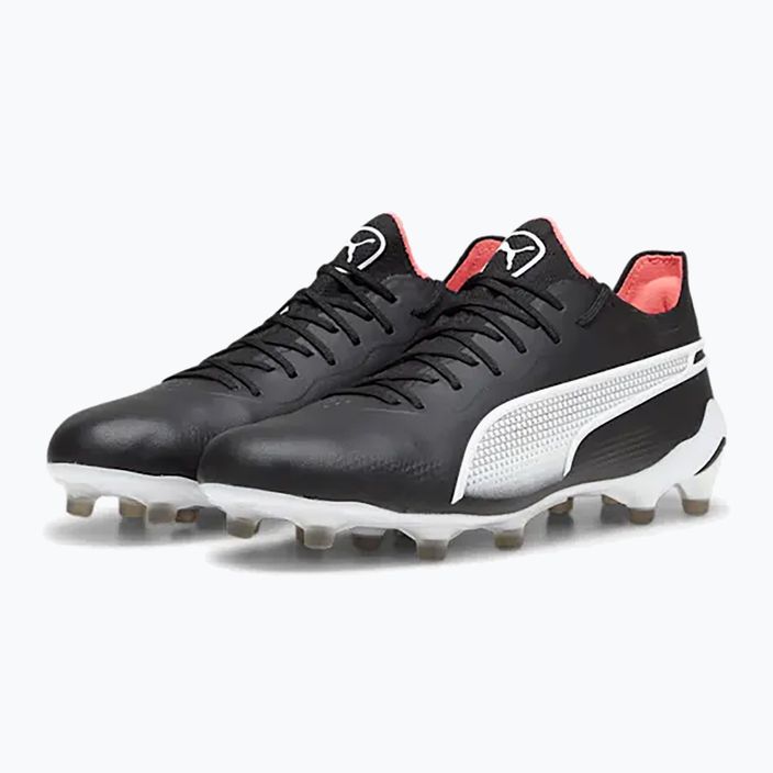 Ανδρικά ποδοσφαιρικά παπούτσια PUMA King Ultimate FG/AG puma μαύρο/puma λευκό 14