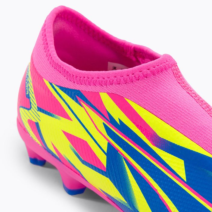 PUMA Ultra Match Ll Energy FG/AG Jr παιδικές μπότες ποδοσφαίρου φωτεινό ροζ/υψηλό μπλε/κίτρινο συναγερμός 8