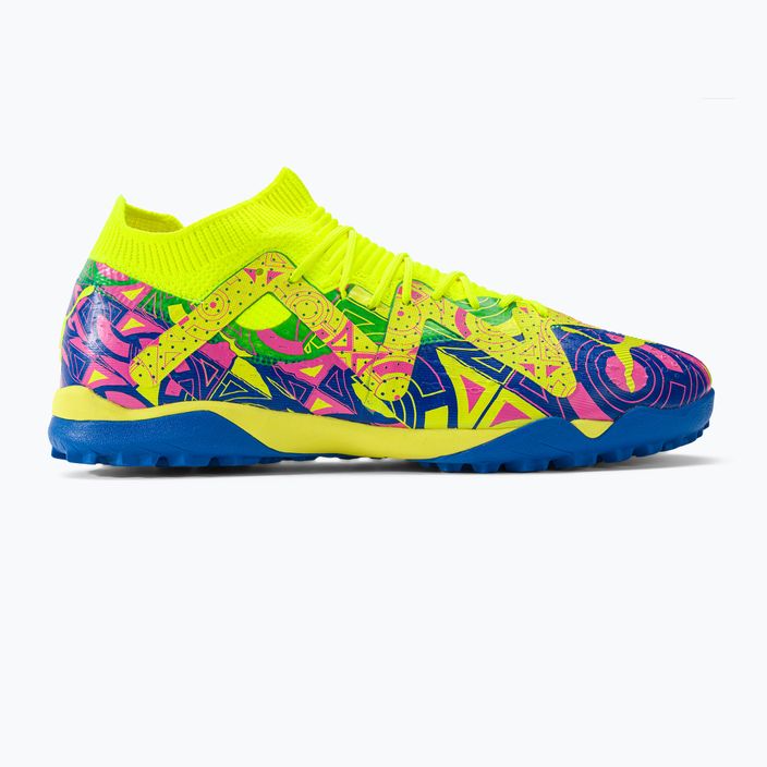 PUMA Future Match Energy TT ανδρικά ποδοσφαιρικά παπούτσια ultra blue/yellow alert/luminous pink 2