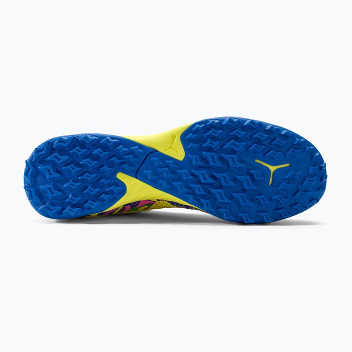 PUMA Future Match Energy TT ανδρικά ποδοσφαιρικά παπούτσια ultra blue/yellow alert/luminous pink 5