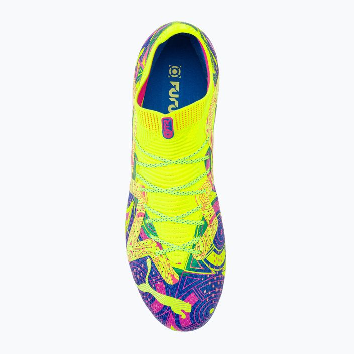 PUMA Future Ultimate Energy FG/AG ανδρικά ποδοσφαιρικά παπούτσια ultra blue/yellow alert/luminous pink 6