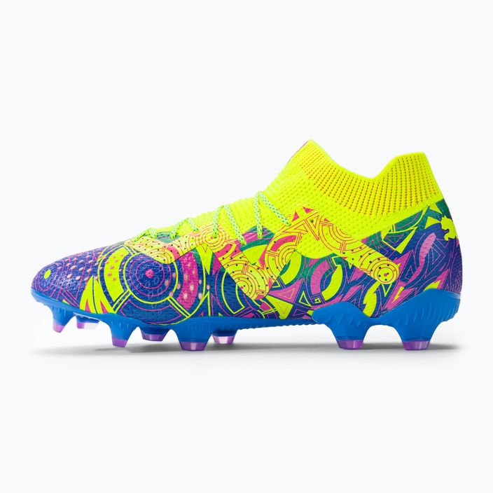PUMA Future Ultimate Energy FG/AG ανδρικά ποδοσφαιρικά παπούτσια ultra blue/yellow alert/luminous pink 10