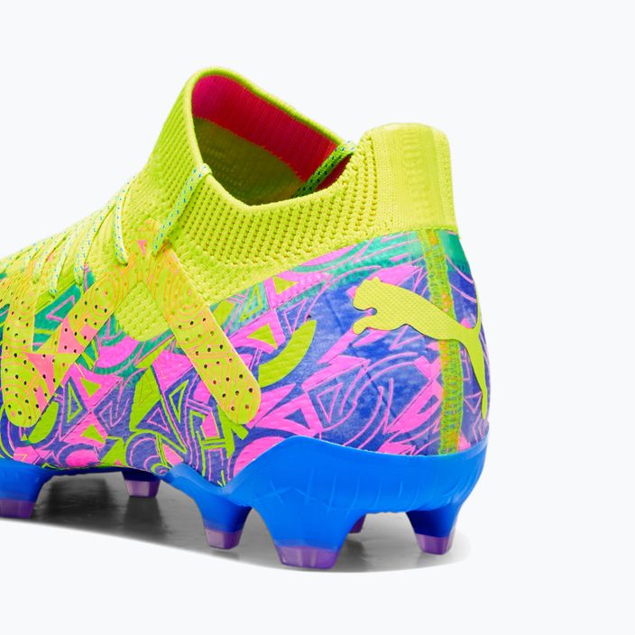 PUMA Future Ultimate Energy FG/AG ανδρικά ποδοσφαιρικά παπούτσια ultra blue/yellow alert/luminous pink 14