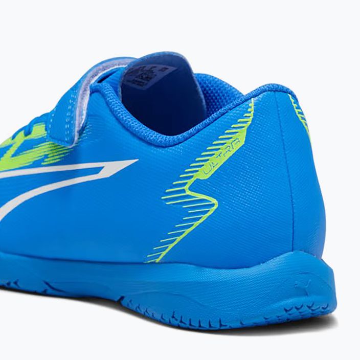 PUMA Ultra Play IT V Jr παιδικά ποδοσφαιρικά παπούτσια ultra blue/puma white/pro green 10