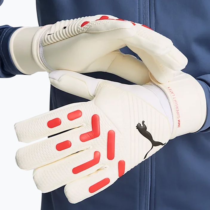 PUMA Future Match Nc γάντια τερματοφύλακα puma λευκό/φωτιά ορχιδέα 5