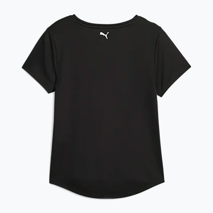 Γυναικείο μπλουζάκι προπόνησης PUMA Fit Logo Ultrabreathe puma black/puma white 2