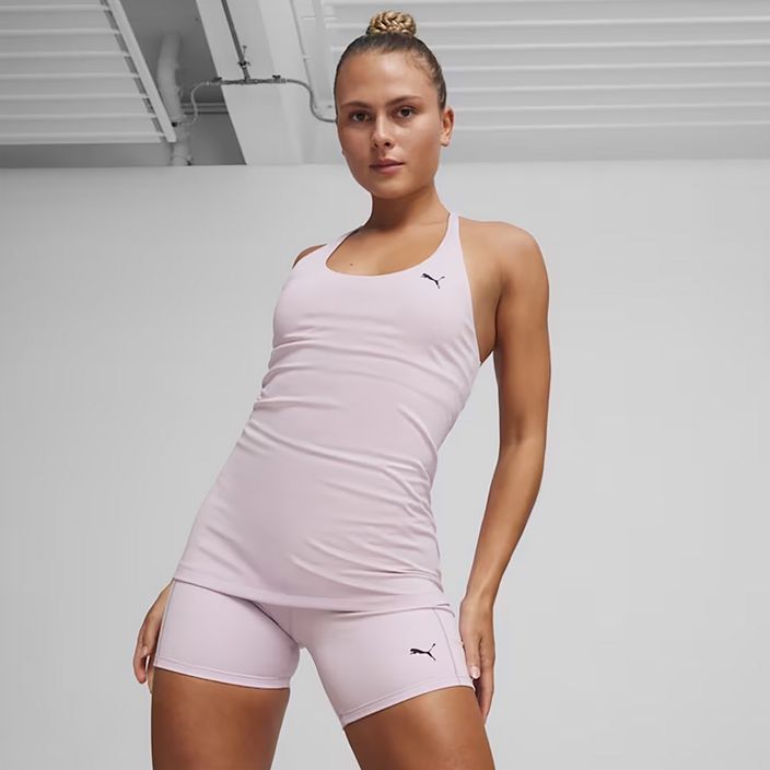 Γυναικείο προπονητικό μπλουζάκι PUMA Studio Ultrabare 2in1 Tank grape mist 3