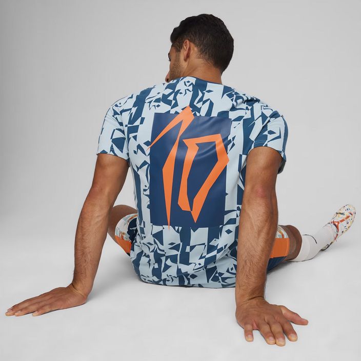 Ανδρικό PUMA Neymar Jr Creativity Logo Football Tee ocean tropic/turquoise surf 6