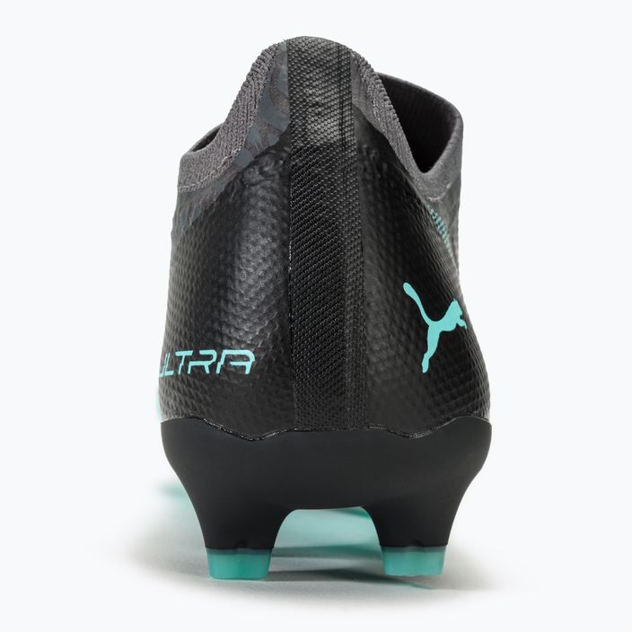 PUMA Ultra Match Rush FG/AG έντονο γκρι/λευκό/puma/electro aqua ποδοσφαιρικά παπούτσια 6