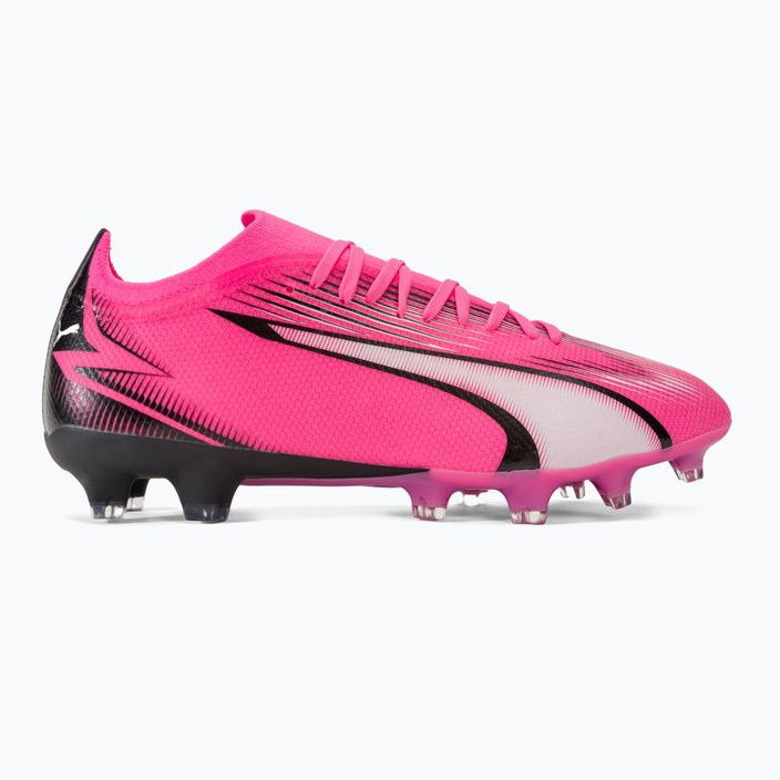 PUMA Ultra Match FG/AG μπότες ποδοσφαίρου poison pink/puma white/puma black 2