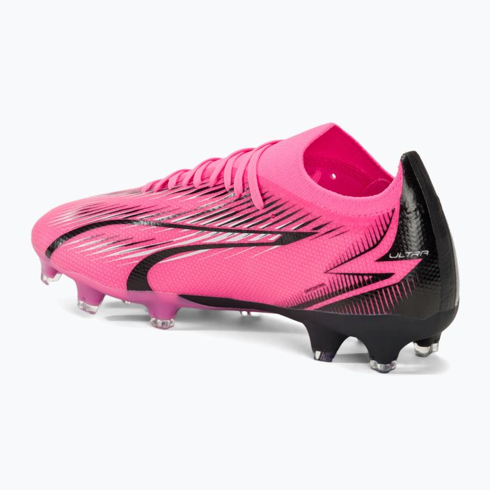PUMA Ultra Match FG/AG μπότες ποδοσφαίρου poison pink/puma white/puma black 3