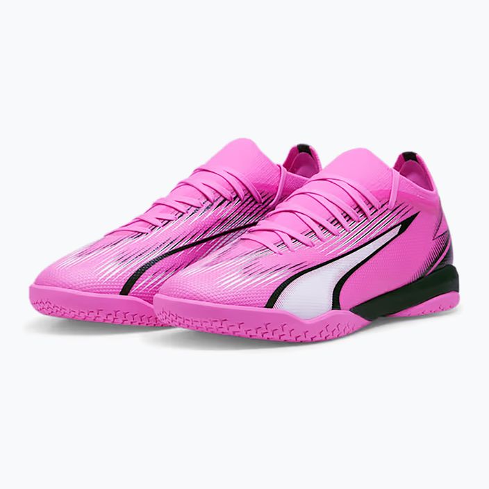 PUMA Ultra Match IT poison pink/puma white/puma black ποδοσφαιρικά παπούτσια 10