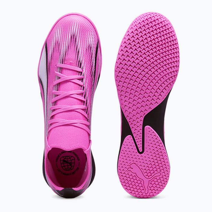 PUMA Ultra Match IT poison pink/puma white/puma black ποδοσφαιρικά παπούτσια 11