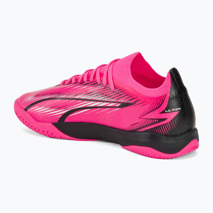 PUMA Ultra Match IT poison pink/puma white/puma black ποδοσφαιρικά παπούτσια 3