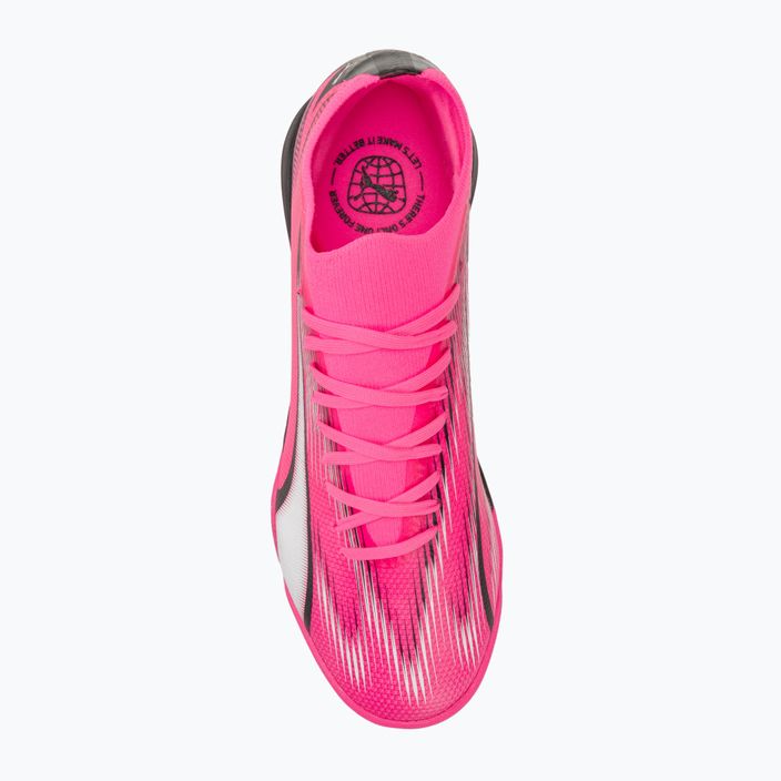 PUMA Ultra Match IT poison pink/puma white/puma black ποδοσφαιρικά παπούτσια 5