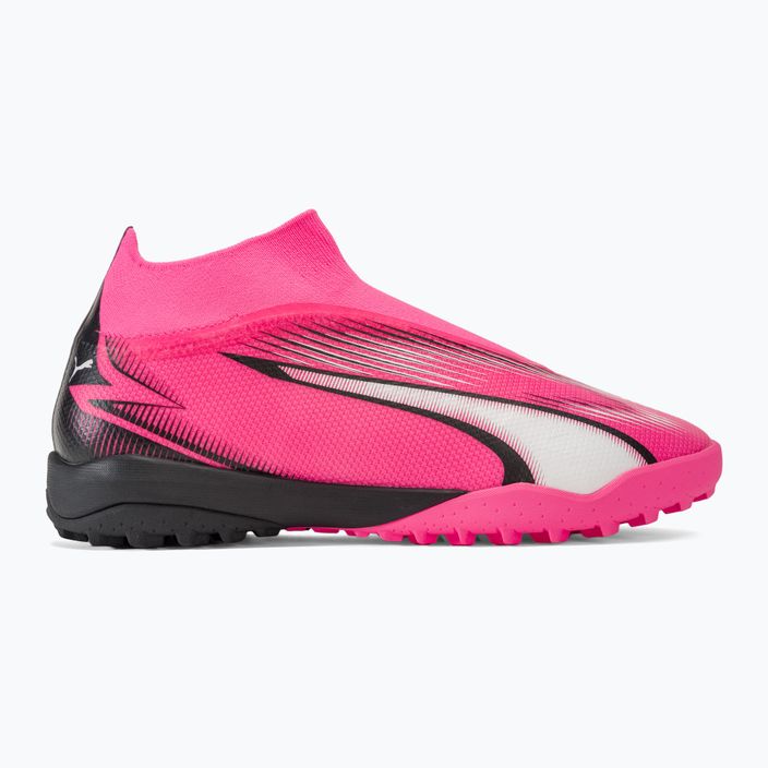 PUMA Ultra Match + LL TT poison pink/puma white/puma black ποδοσφαιρικά παπούτσια 2