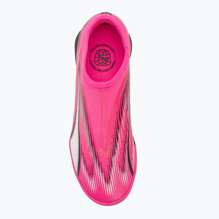 PUMA Ultra Match LL TT + Mid Jr ποδοσφαιρικά παπούτσια ποδοσφαίρου για παιδιά ροζ/λευκό/puma/puma μαύρο 5