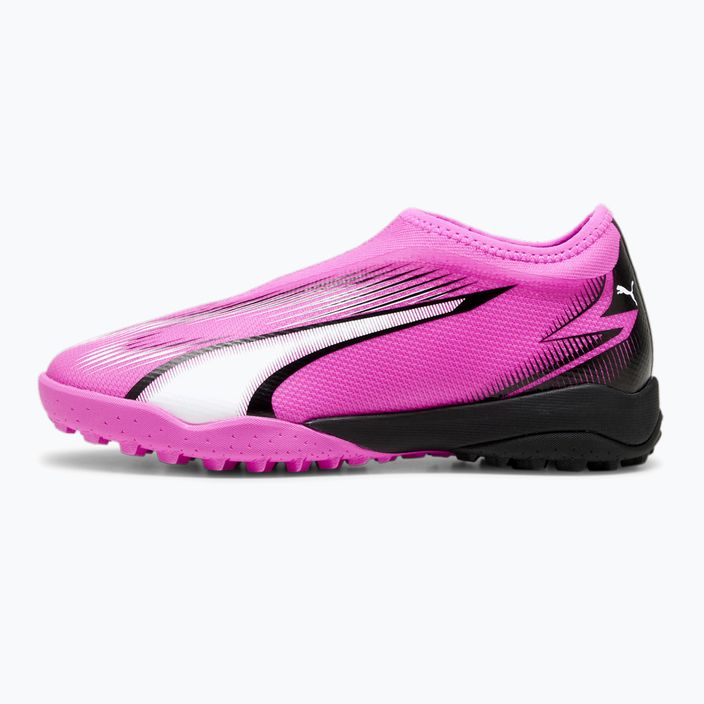 PUMA Ultra Match LL TT + Mid Jr ποδοσφαιρικά παπούτσια ποδοσφαίρου για παιδιά ροζ/λευκό/puma/puma μαύρο 8