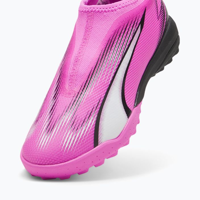 PUMA Ultra Match LL TT + Mid Jr ποδοσφαιρικά παπούτσια ποδοσφαίρου για παιδιά ροζ/λευκό/puma/puma μαύρο 12