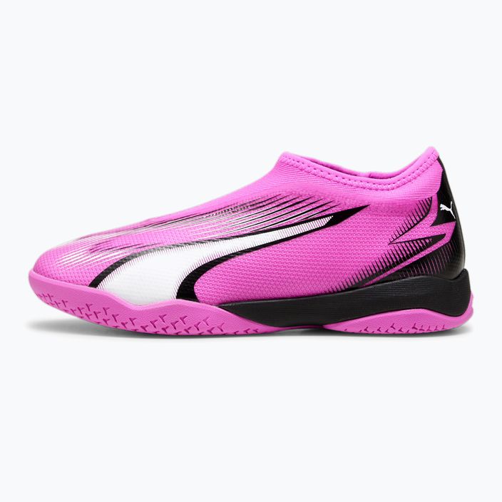 PUMA Ultra Match LL IT+ Mid poison pink/puma white/puma black παιδικά ποδοσφαιρικά παπούτσια για παιδιά 8