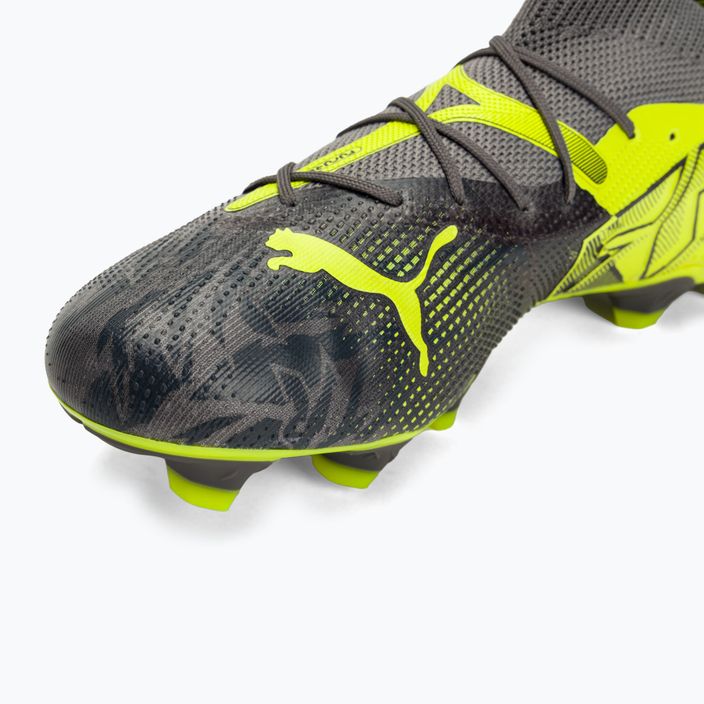 PUMA Future 7 Match Rush FG/AG έντονο γκρι/κρύο σκούρο γκρι/ηλεκτρικό ασβέστη ποδοσφαιρικά παπούτσια 7