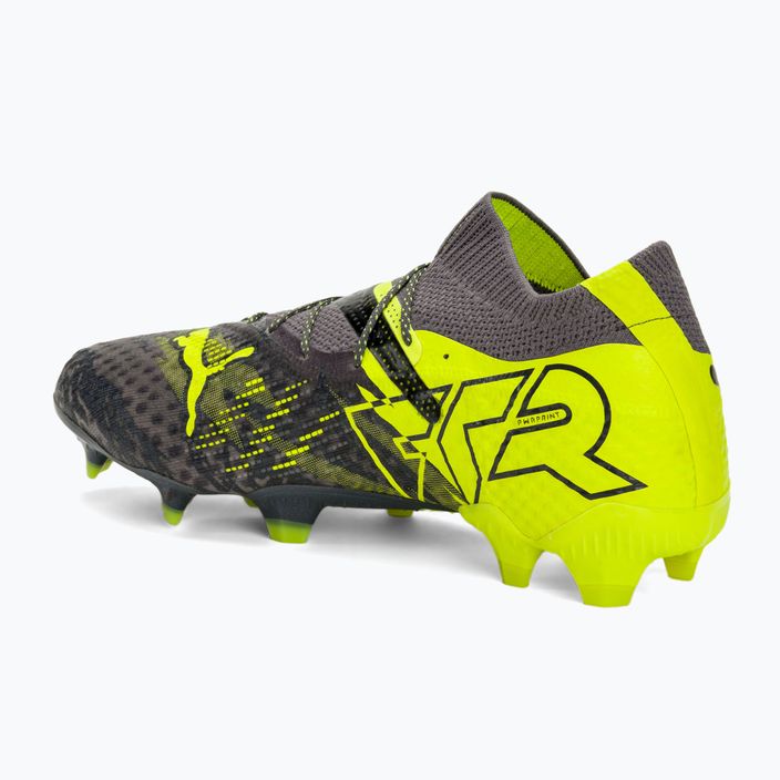 PUMA Future 7 Ultimate Rush FG/AG έντονο γκρι/κρύο σκούρο γκρι/ηλεκτρικό ασβέστη ποδοσφαιρικά παπούτσια 3