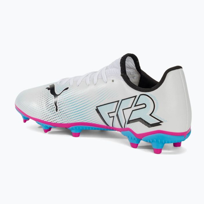 PUMA Future 7 Play FG/AG μπότες ποδοσφαίρου puma λευκό/puma μαύρο/poison pink 3