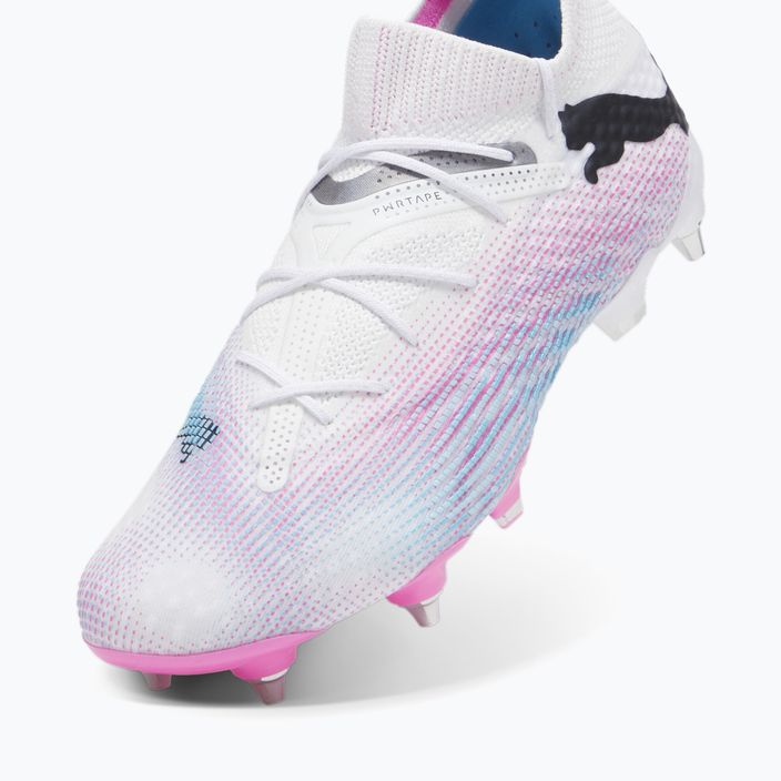PUMA Future 7 Ultimate MxSG μπότες ποδοσφαίρου puma λευκό/puma μαύρο/poison pink 12