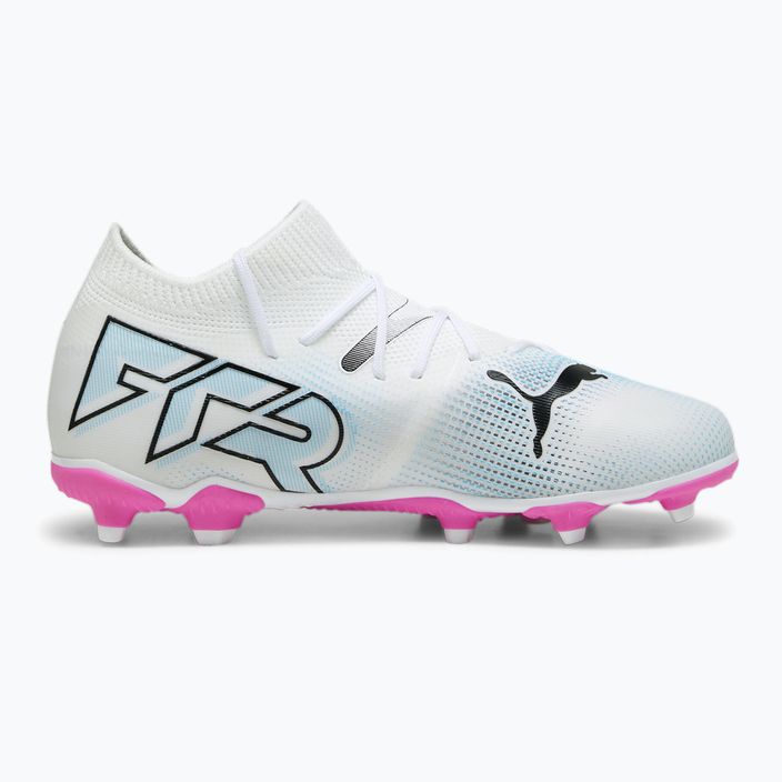 PUMA Future 7 Match FG/AG παιδικά ποδοσφαιρικά παπούτσια puma λευκό/puma μαύρο/poison pink 9