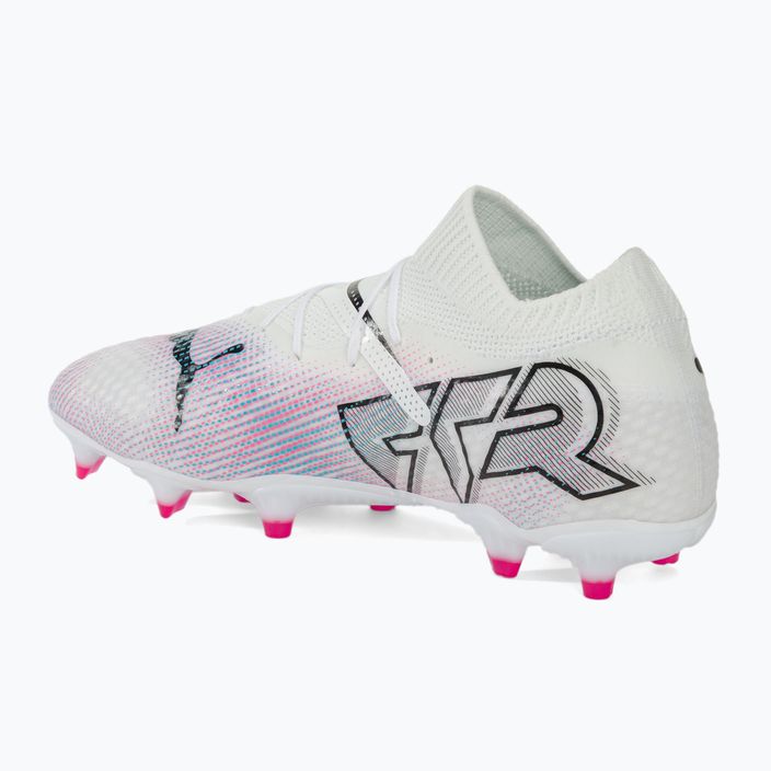 PUMA Future 7 Pro FG/AG μπότες ποδοσφαίρου puma λευκό/puma μαύρο/poison pink 3