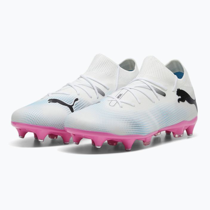 PUMA Future 7 Match MxSG μπότες ποδοσφαίρου puma λευκό/puma μαύρο/poison pink 10