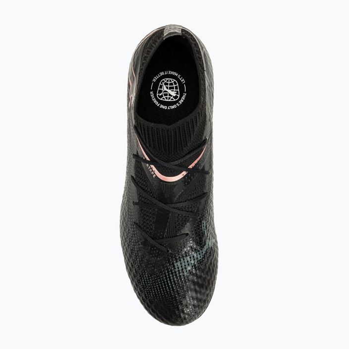 PUMA Future 7 Pro FG/AG Jr παιδικά ποδοσφαιρικά παπούτσια puma μαύρο/puma λευκό 5