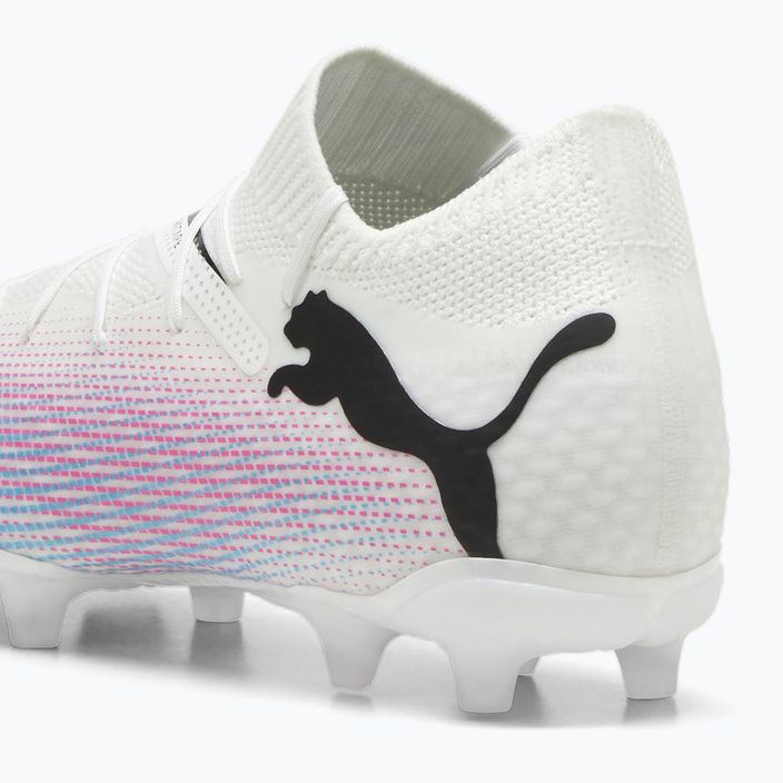 PUMA Future 7 Pro FG/AG Jr παιδικά ποδοσφαιρικά παπούτσια puma λευκό/puma μαύρο/poison pink 13
