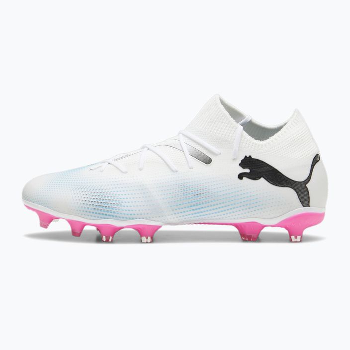 PUMA Future 7 Match FG/AG μπότες ποδοσφαίρου puma λευκό/puma μαύρο/poison pink 8