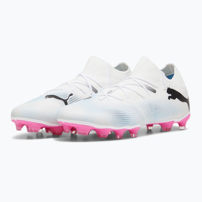 PUMA Future 7 Match FG/AG μπότες ποδοσφαίρου puma λευκό/puma μαύρο/poison pink 10