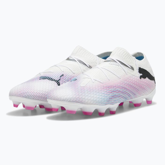 PUMA Future 7 Pro+ FG/AG μπότες ποδοσφαίρου puma λευκό/puma μαύρο/poison pink 10