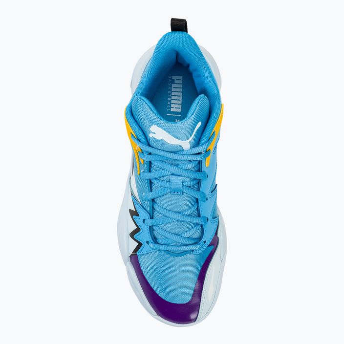 PUMA Genetics ανδρικά παπούτσια μπάσκετ luminous blue/icy blue 5