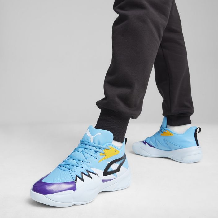 PUMA Genetics ανδρικά παπούτσια μπάσκετ luminous blue/icy blue 14
