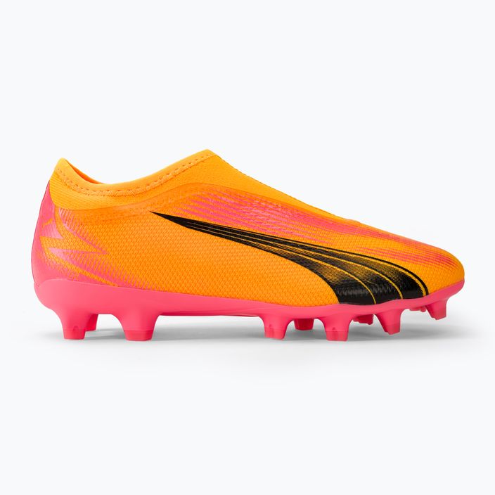 PUMA Ultra Match LL FG/AG Jr παιδικές μπότες ποδοσφαίρου sunset glow/puma black/sun stream 2