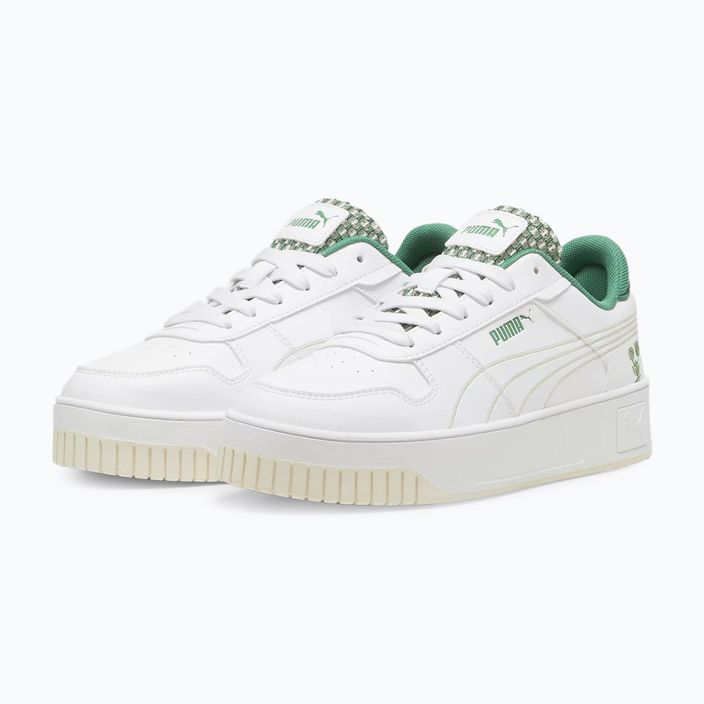 Γυναικεία παπούτσια PUMA Carina Street Blossom puma white/sugared almond/archive green 3