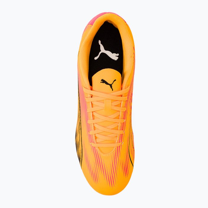 PUMA Ultra Play FG/AG sunset glow/puma black/sun stream μπότες ποδοσφαίρου 5