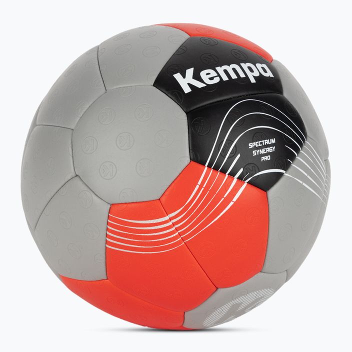 Kempa Spectrum Synergy Pro χάντμπολ γκρι/κόκκινο μέγεθος 2 2