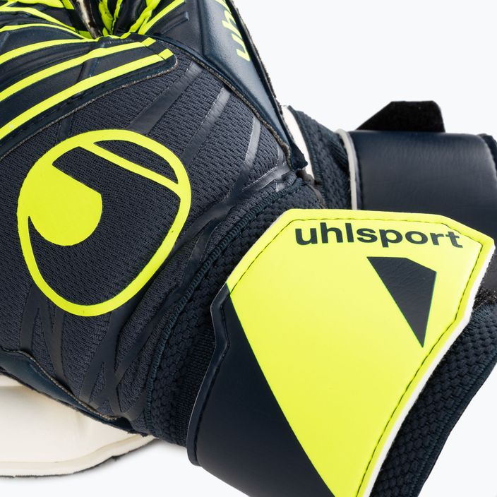 Γάντια τερματοφύλακα uhlsport Prediction Soft Pro black/white/fluo orange 3