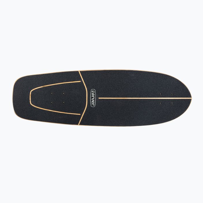 Surfskate skateboard Carver CX Raw 31.25" Super Slab 2021 Complete μαύρο/κίτρινο C1012011099 4