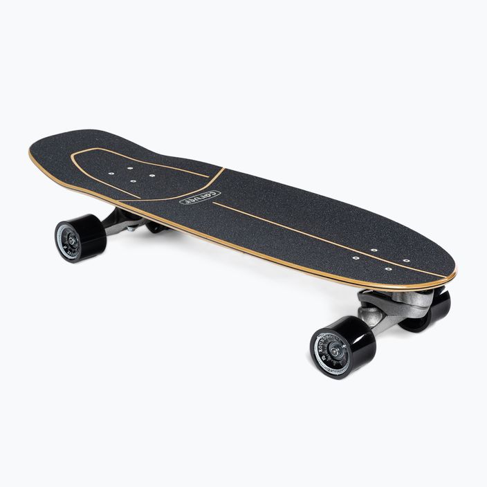 Surfskate skateboard Carver C7 Raw 31.25" Knox Phoenix 2022 Πλήρες μαύρο και κόκκινο C1013011133 2
