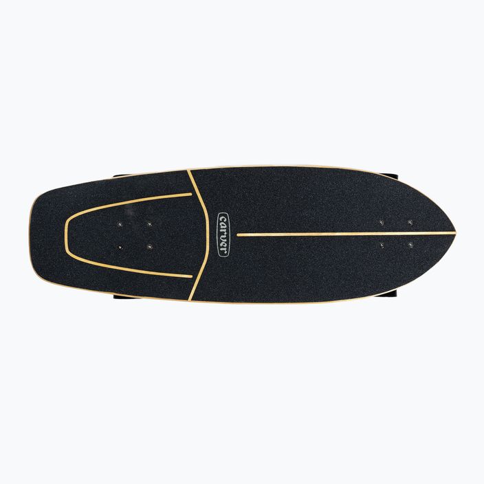 Surfskate skateboard Carver CX Raw 30.25" Firefly 2022 Πλήρες πορτοκαλί και λευκό C1012011136 4
